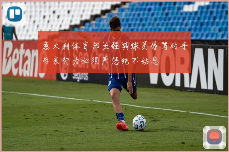 意大利体育部长强调球员辱骂对手母亲行为必须严惩绝不姑息